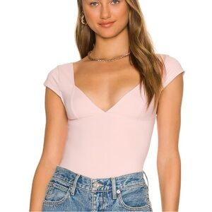 Free People Duo Corset Cami - Light Pink